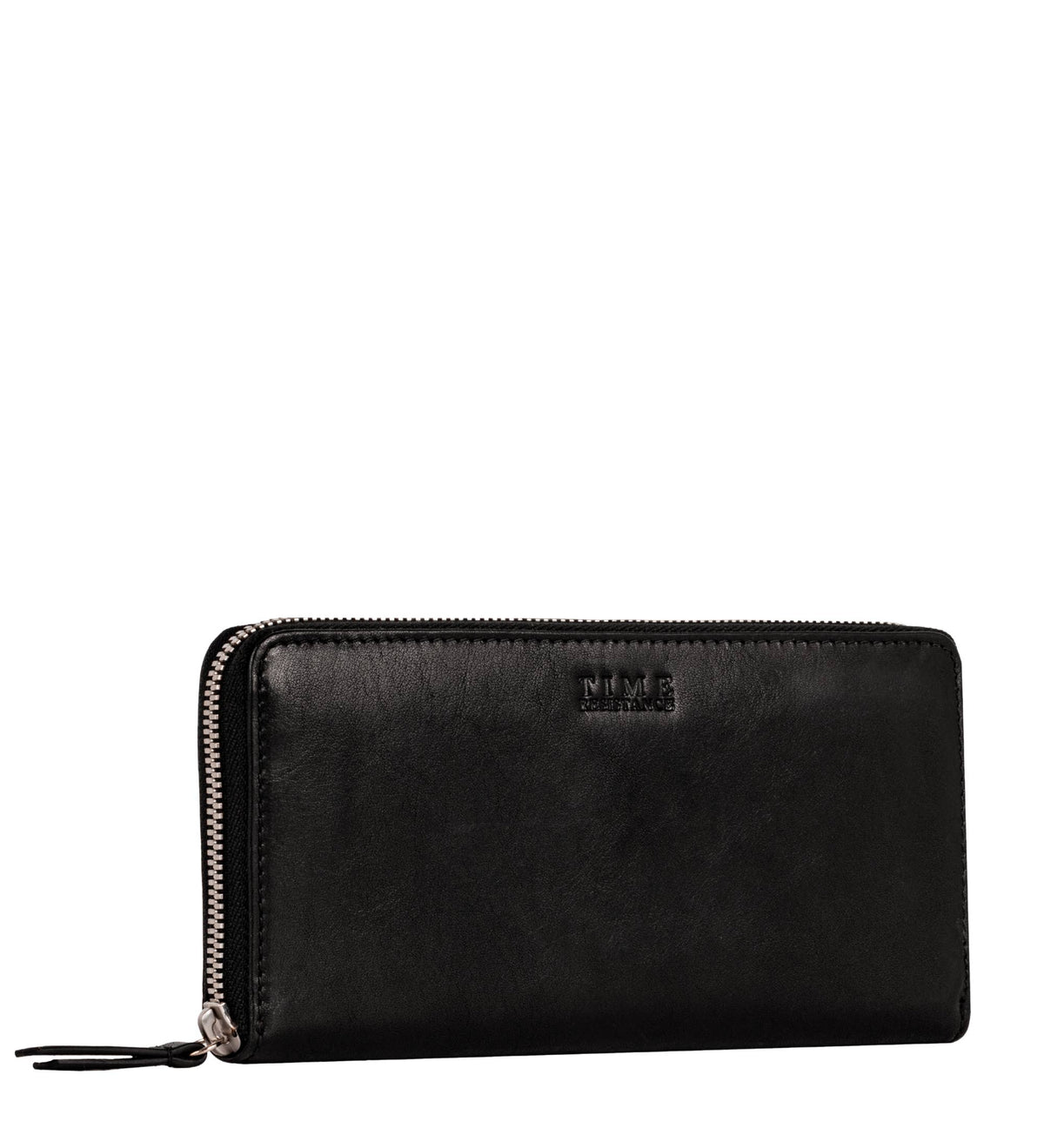 Excellent Women black leather continental zip-around wallet in Italian Vachetta (Time Resistance) — view 3