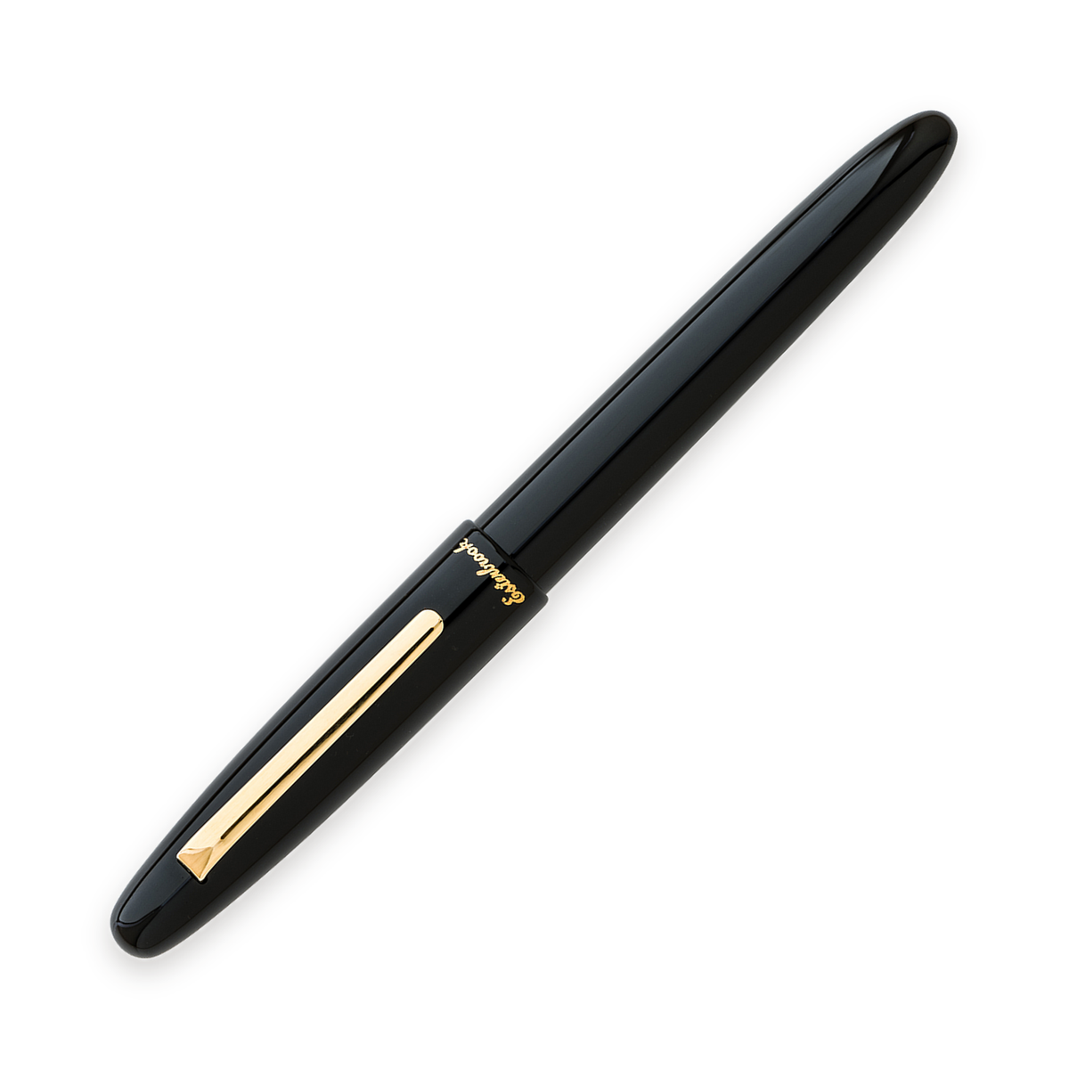 Esterbrook Estie fountain pen in Ebony with gold trim, capped