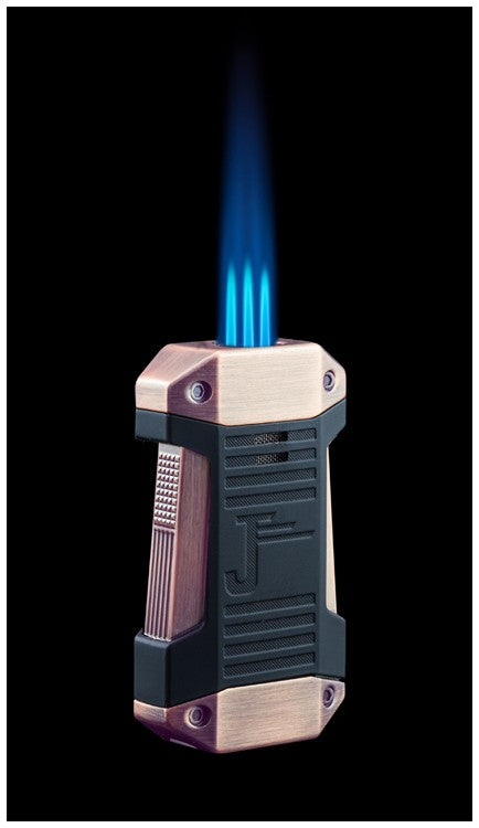The Galleon Triple Flame Torch in Copper, flame