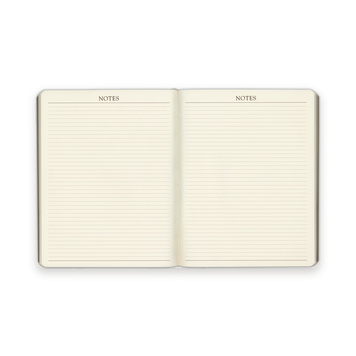 Large Monthly Leather Planner 2027 — ruled notes pages at the back of the book