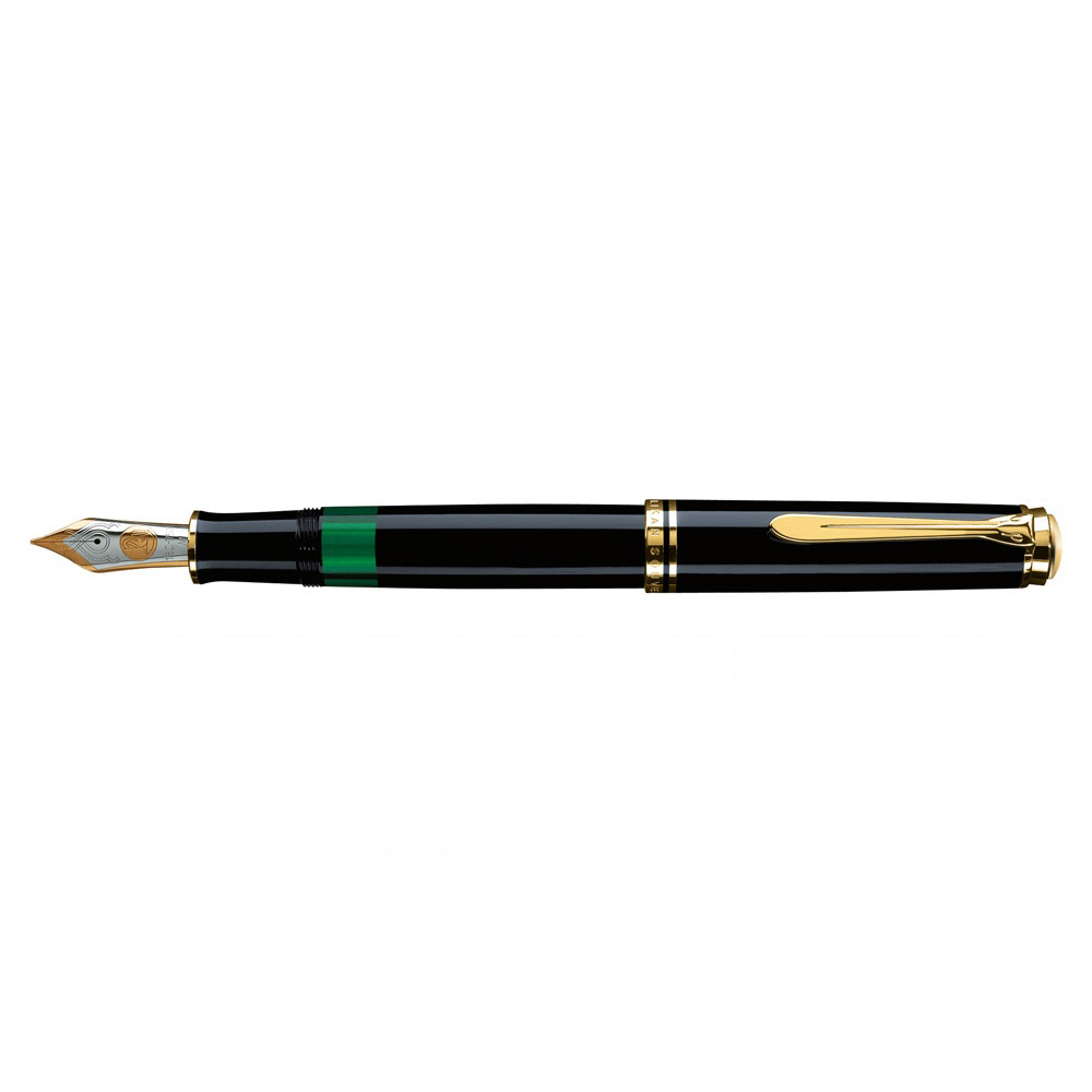 Pelikan Souverän M800 Fountain Pen in black with gold trim