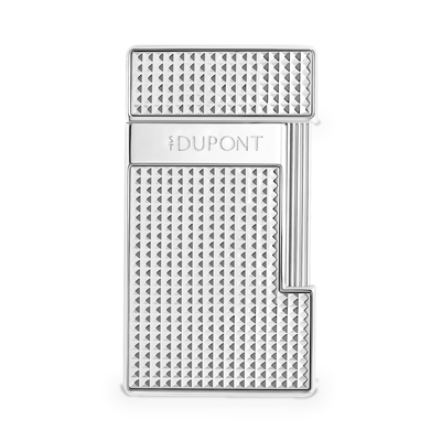 S.T. Dupont Slimmy Lighter, Diamond Head guilloché, chrome finish