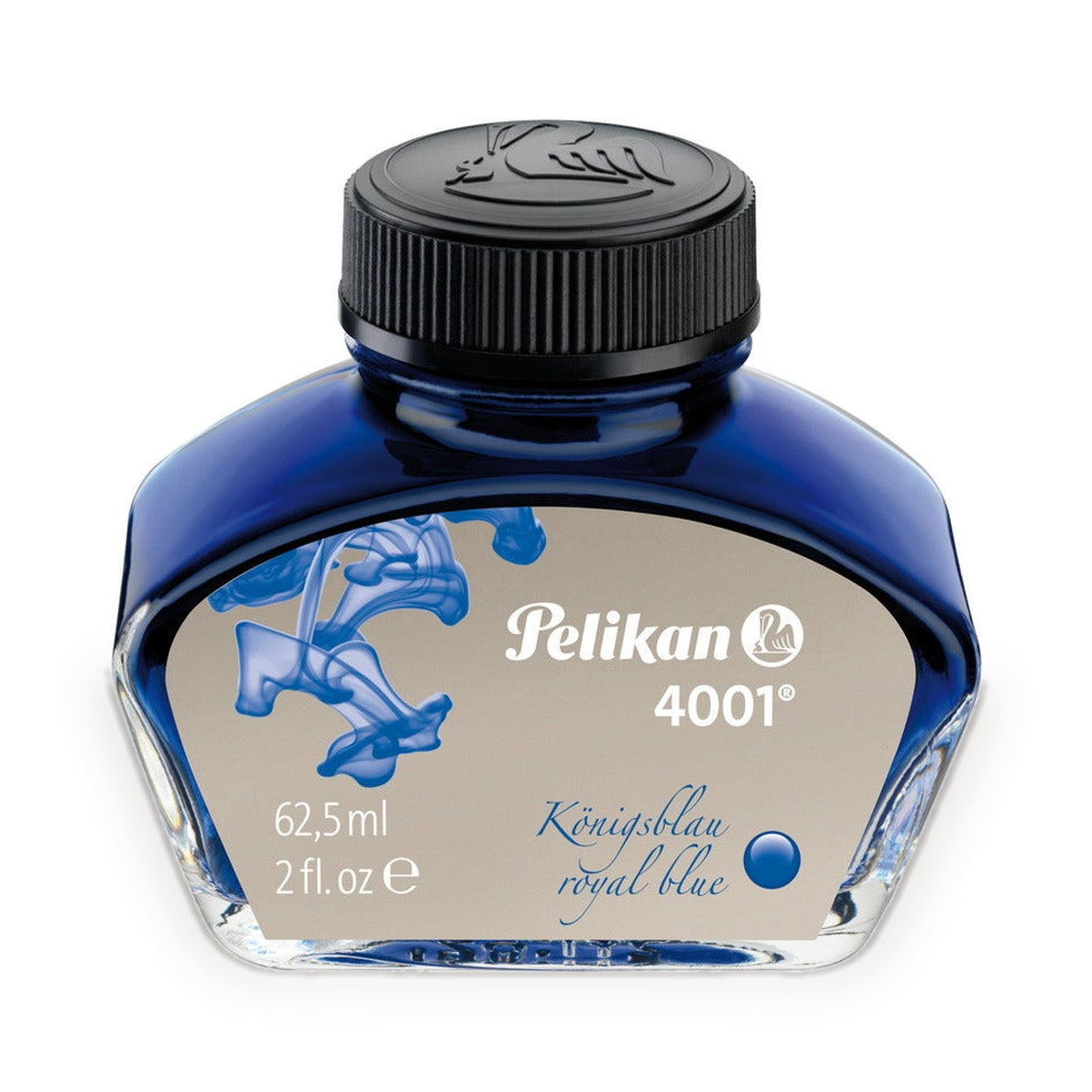 Pelikan 4001 fountain pen ink, 62.5 ml bottle, Royal Blue