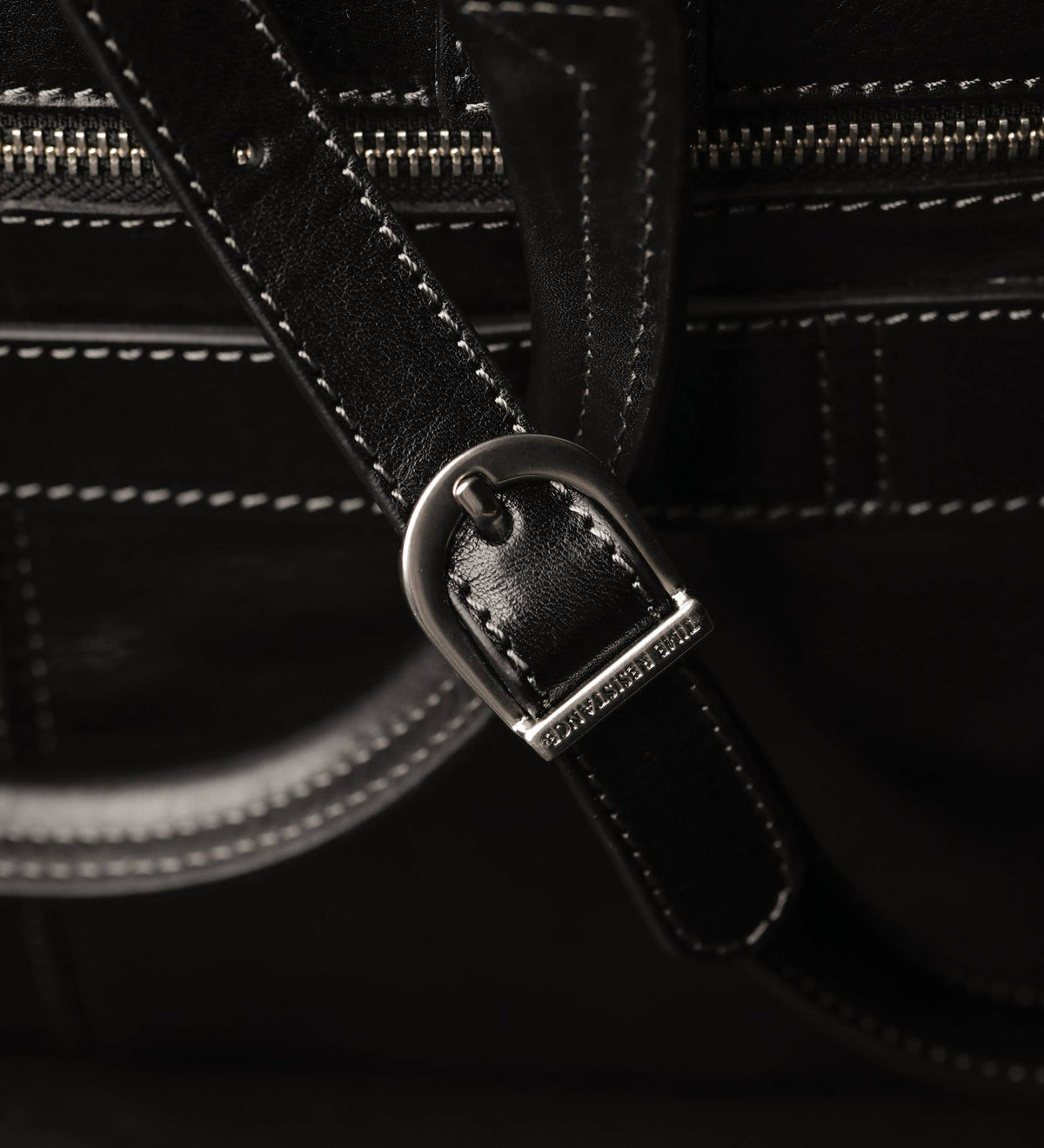 Orlando black leather laptop briefcase in Italian Vachetta (Time Resistance) — view 8