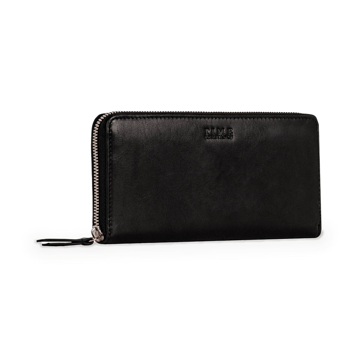 Excellent Women black leather continental zip-around wallet in Italian Vachetta (Time Resistance) — view 3