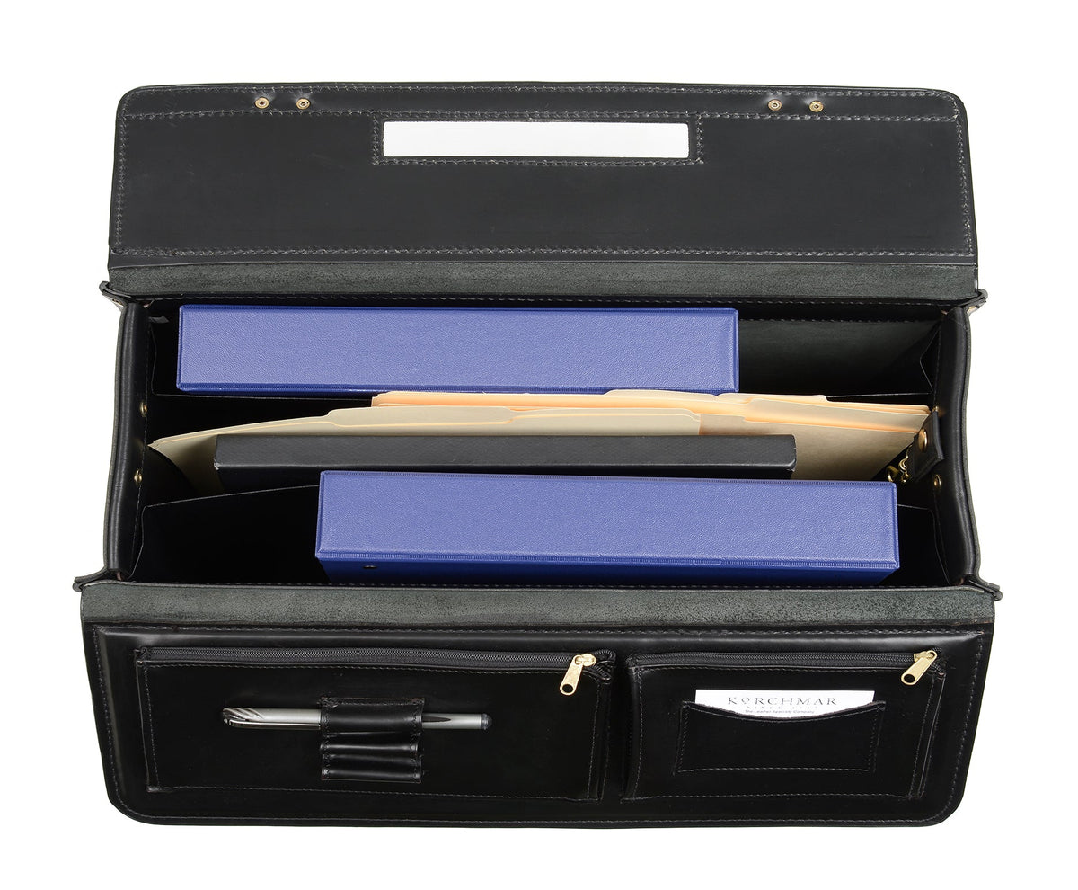 Workhorse Catalog Case — interior with two full-length expanding partitions