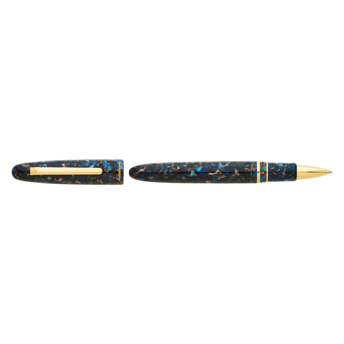 Esterbrook Estie rollerball in Nouveau Bleu with gold trim