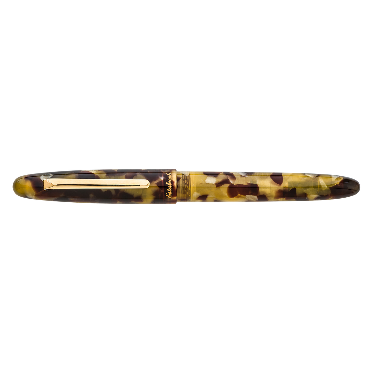 Esterbrook Estie ballpoint in Tortoise with gold trim, capped