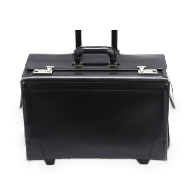 Litigator Wheeled Catalog Case in black — detail view